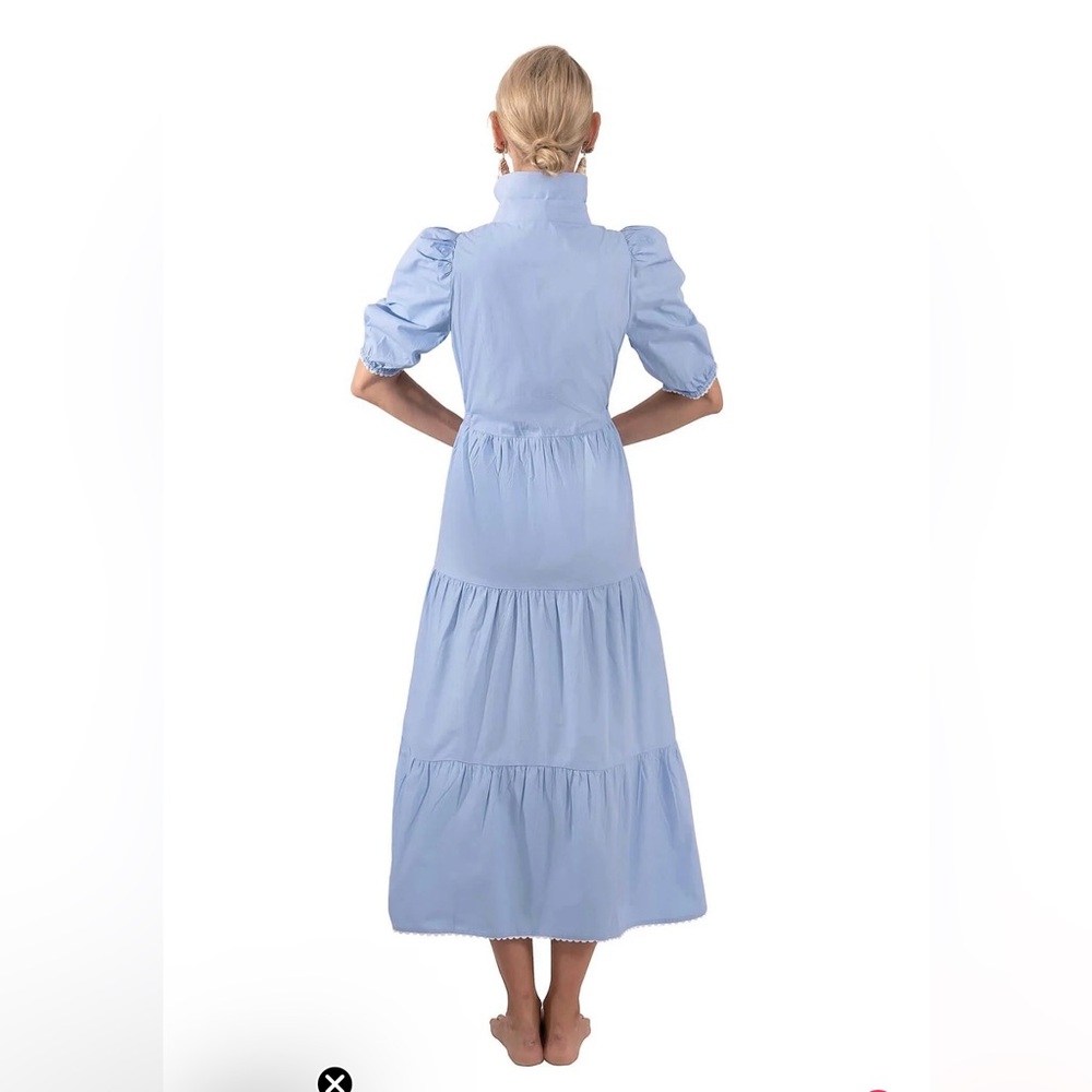 Sold out 


Gretchen Scott Ric Rac Roc  Blue Maxi Dress - Picture 2 of 11